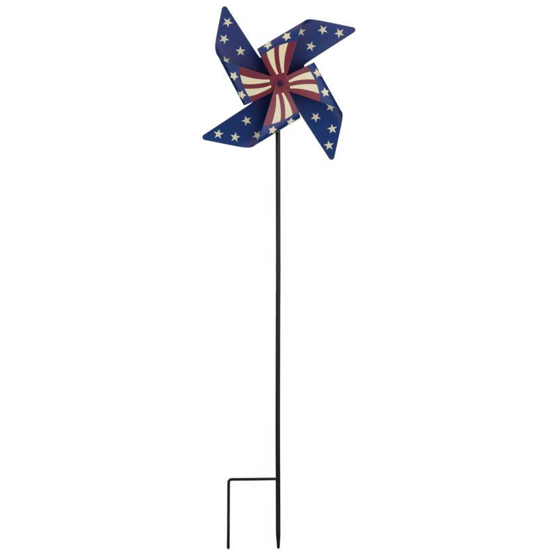 Regal Art & Gift Multicolored Metal 36.5 in. H X 9.5 in. L Garden Stake Spinner