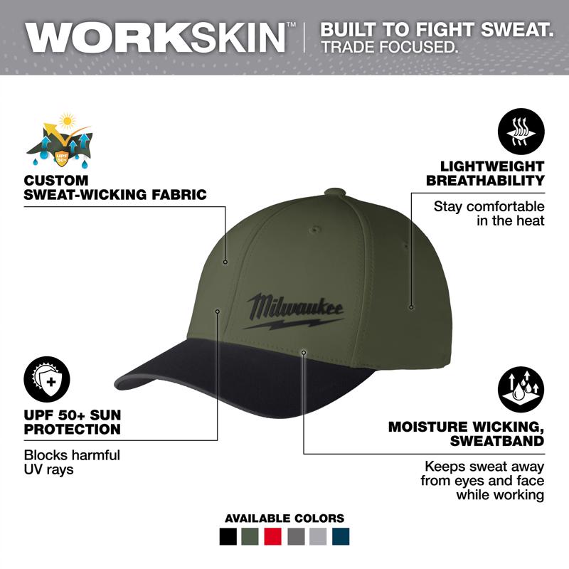 Milwaukee Tool Workskin Hat Green S/M