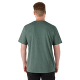 Milwaukee Freeflex M Short Sleeve Men's Round Neck Green Hybrid Work Tee Shirt