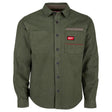 Milwaukee Gridiron XXL Long Sleeve Men's Collared Green Flannel Shirt