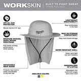 Milwaukee Tool Workskin Hat With Neck Shade Gray S/M