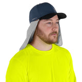 Milwaukee Tool Workskin Hat With Neck Shade Gray S/M