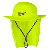 Milwaukee Tool Workskin Hat With Neck Shade Yellow L/XL