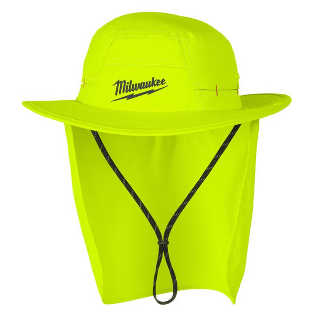 Milwaukee Tool Workskin Hat With Neck Shade Yellow L/XL