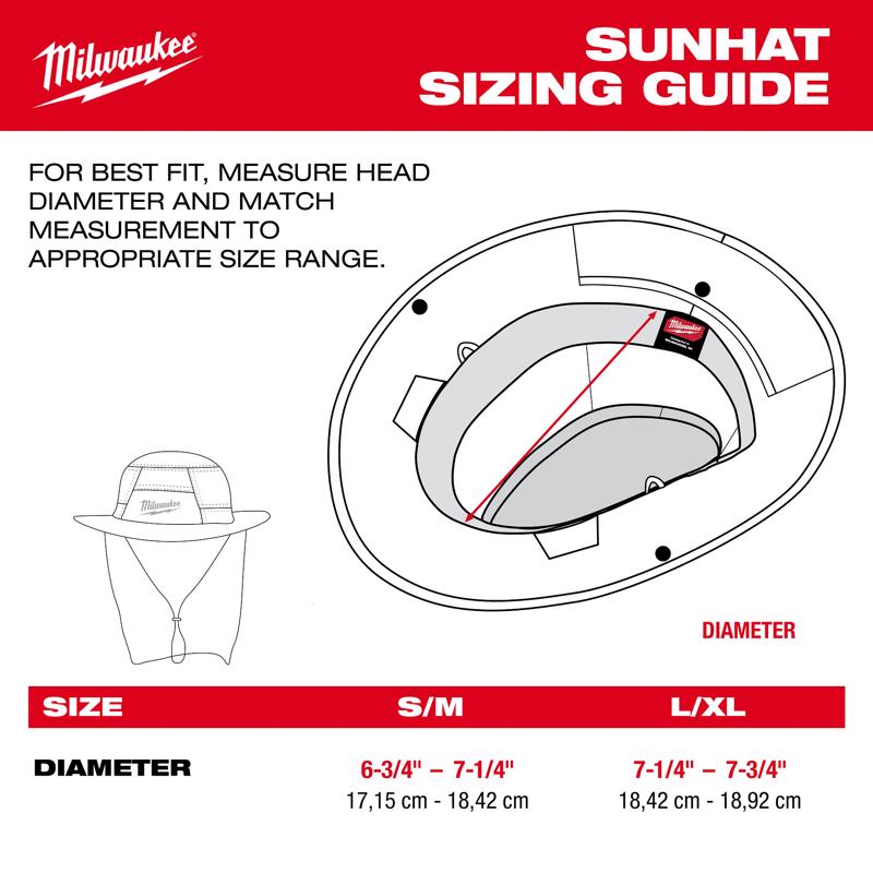 Milwaukee Tool Workskin Hat With Neck Shade Yellow L/XL