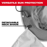 Milwaukee Tool Workskin Hat With Neck Shade Yellow L/XL
