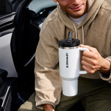Stanley The Quencher 30 oz Chalk BPA Free Double-wall Vacuum Insulated Straw Tumbler