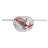 Stanley The Quencher 30 oz Rose Quartz BPA Free Double-wall Vacuum Insulated Straw Tumbler