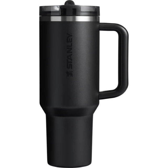 Stanley The Quencher 40 oz Black 2.0 BPA Free Double-wall Vacuum Insulated Straw Tumbler