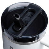 Stanley The Quencher 40 oz Chalk BPA Free Double-wall Vacuum Insulated Straw Tumbler