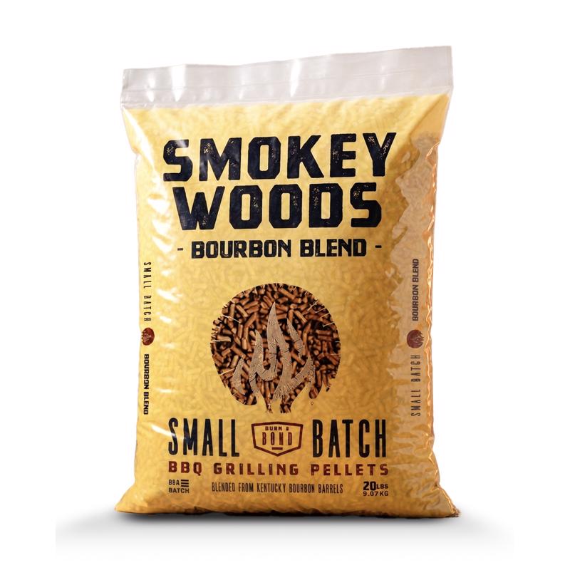 Smokey Woods Bourbon Blend Wood Pellets All Natural Bourbon Blend 20 lb