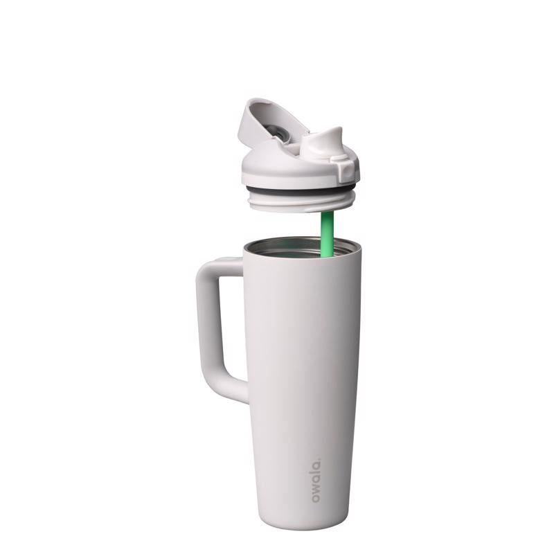 Owala FreeSip 30 fl. oz. Shy Marshmallow BPA Free Vacuum Insulated Bottle