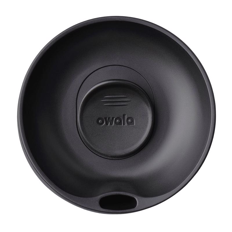 Owala SmoothSip Slider 20 fl. oz. Very Very Dark BPA Free Vacuum Insulated Tumbler