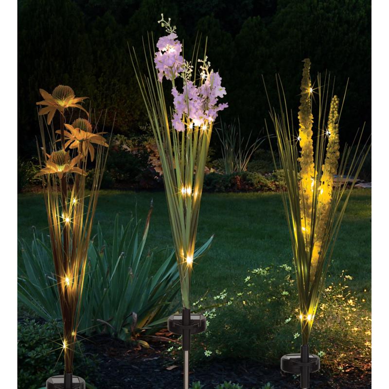 Regal Art & Gift Multicolored Acrylic/Metal 25 in. H X 7 in. L Solar Garden Stake