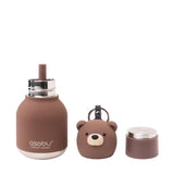 Asobu 6.75 oz Brown BPA Free Insulated Kids Water Bottle w/Straw