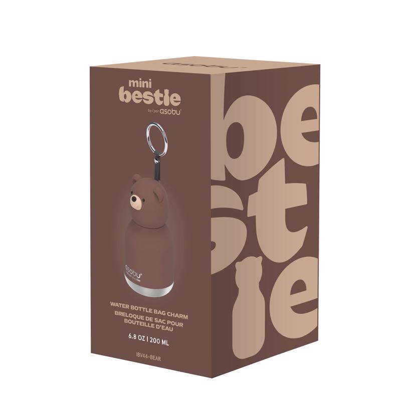 Asobu 6.75 oz Brown BPA Free Insulated Kids Water Bottle w/Straw
