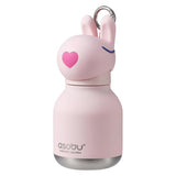 Asobu 6.75 oz Pink BPA Free Insulated Kids Water Bottle w/Straw
