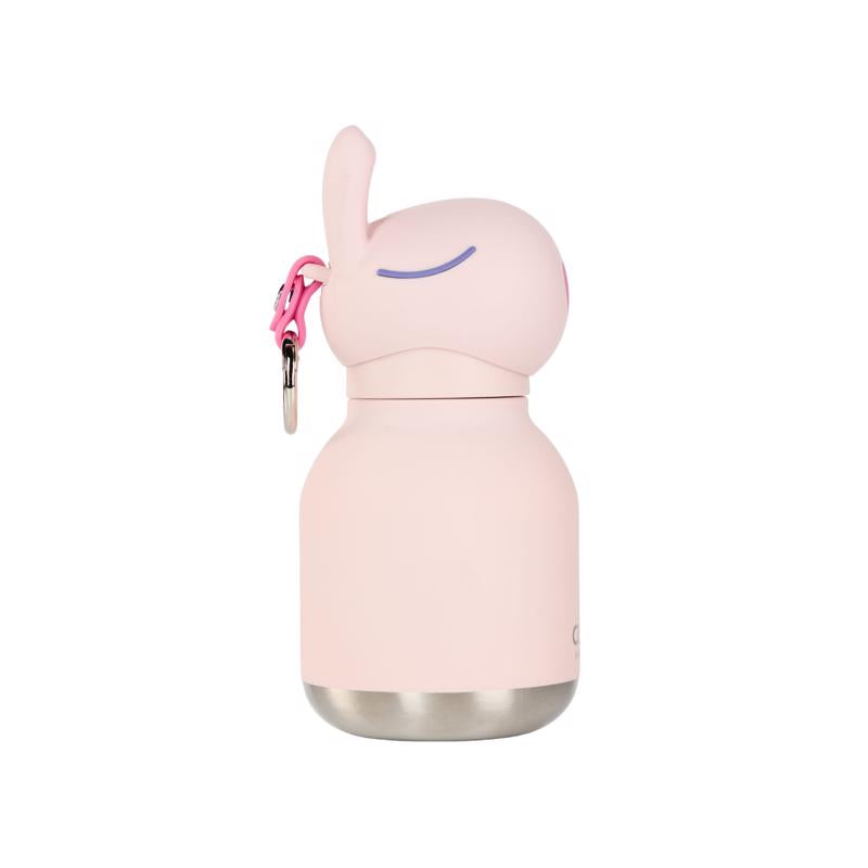 Asobu 6.75 oz Pink BPA Free Insulated Kids Water Bottle w/Straw