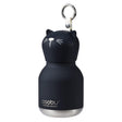 Asobu 6.75 oz Black BPA Free Insulated Kids Water Bottle w/Straw