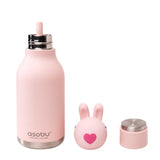 Asobu 16 oz Pink BPA Free Insulated Kids Water Bottle w/Straw