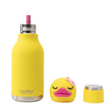 Asobu 16 oz Yellow BPA Free Insulated Kids Water Bottle w/Straw