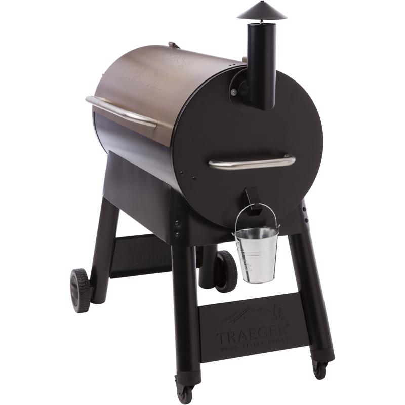Traeger Pro 34 Wood Pellet Grill + Pellets, bucket liner, Cover and Drip Tray Liner