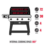 recteq X-Fire Pro Grill, Cover and ShelfBundle