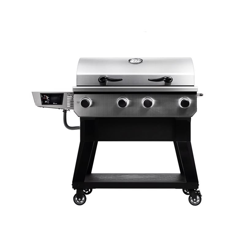 Includes recteqs X-Fire Pro 825, grill cover, side-shelf, 3-Piece Tool Set, & 20-lb bag of Pellets.
