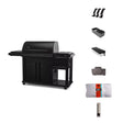 Traeger Woodridge Elite Pellet Grill + Hooks, Bin, Shelf, Cover, Liner and Thermometer