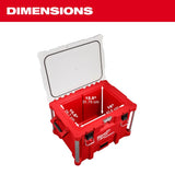Milwaukee Cooler Red