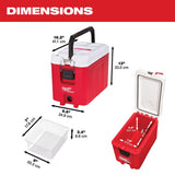 Milwaukee Cooler Red