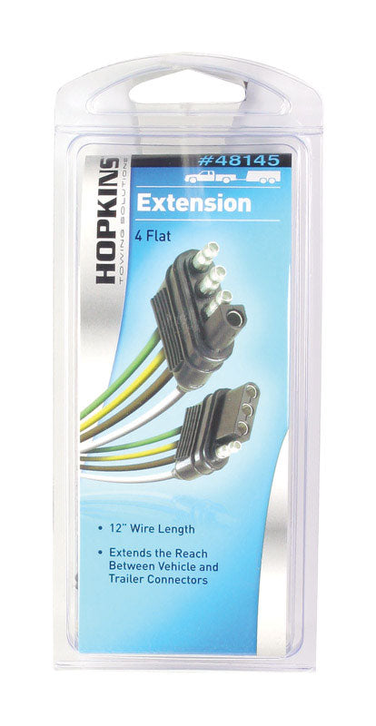 Hopkins 4 Flat Trailer Wiring Extension 12 in.