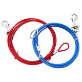 PDQ Red Tie-Out Vinyl Coated Cable Dog Tie Out Large