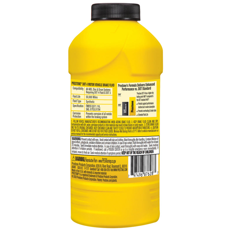 Prestone DOT 4 Brake Fluid 12 oz