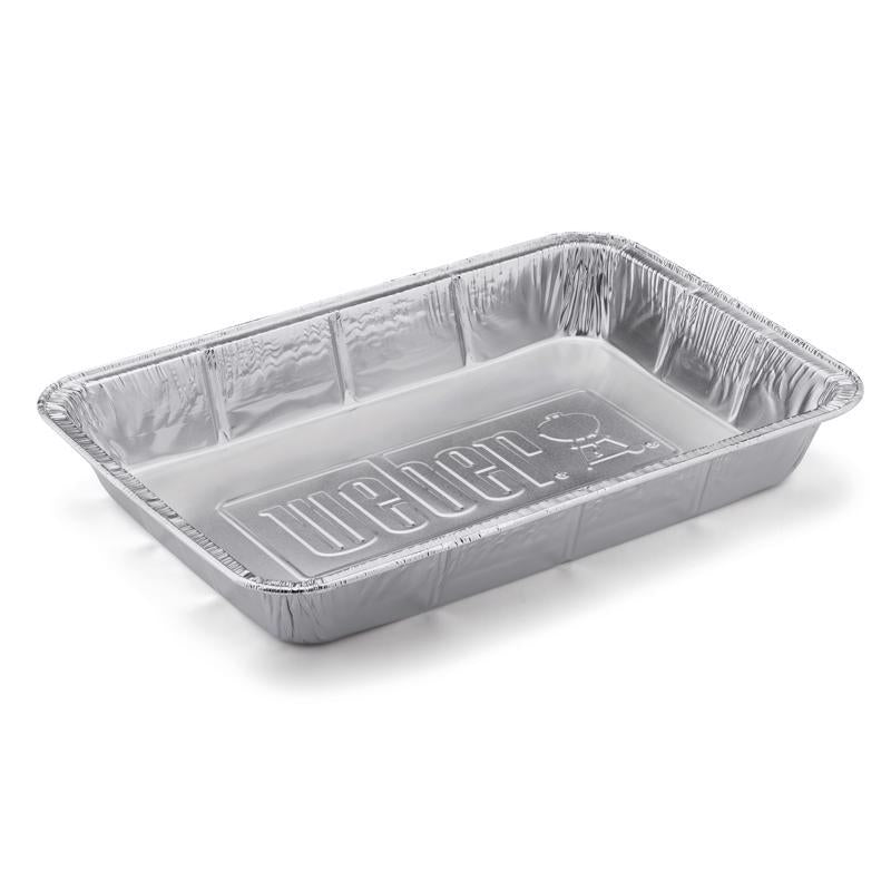 Weber Aluminum Drip Pan 13.1 in. L X 9.1 in. W For Weber