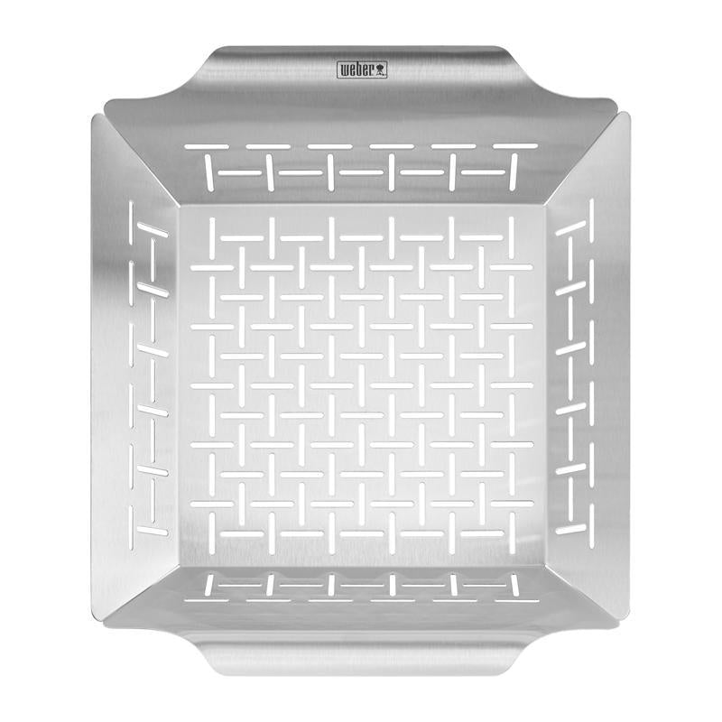 Weber Stainless Steel Grill Basket 13.8 in. L X 11.8 in. W 1 pk