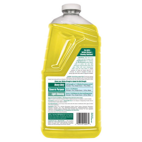 Simple Green Lemon Scent Concentrated All Purpose Cleaner Liquid 2 L