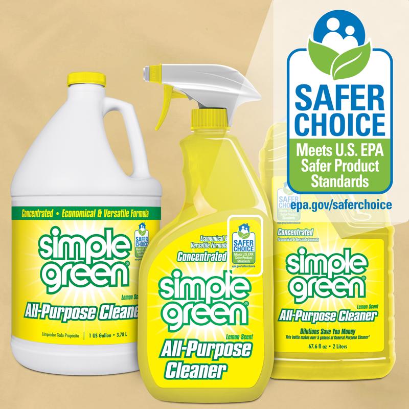 Simple Green Lemon Scent Concentrated All Purpose Cleaner Liquid 2 L