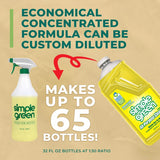 Simple Green Lemon Scent Concentrated All Purpose Cleaner Liquid 2 L