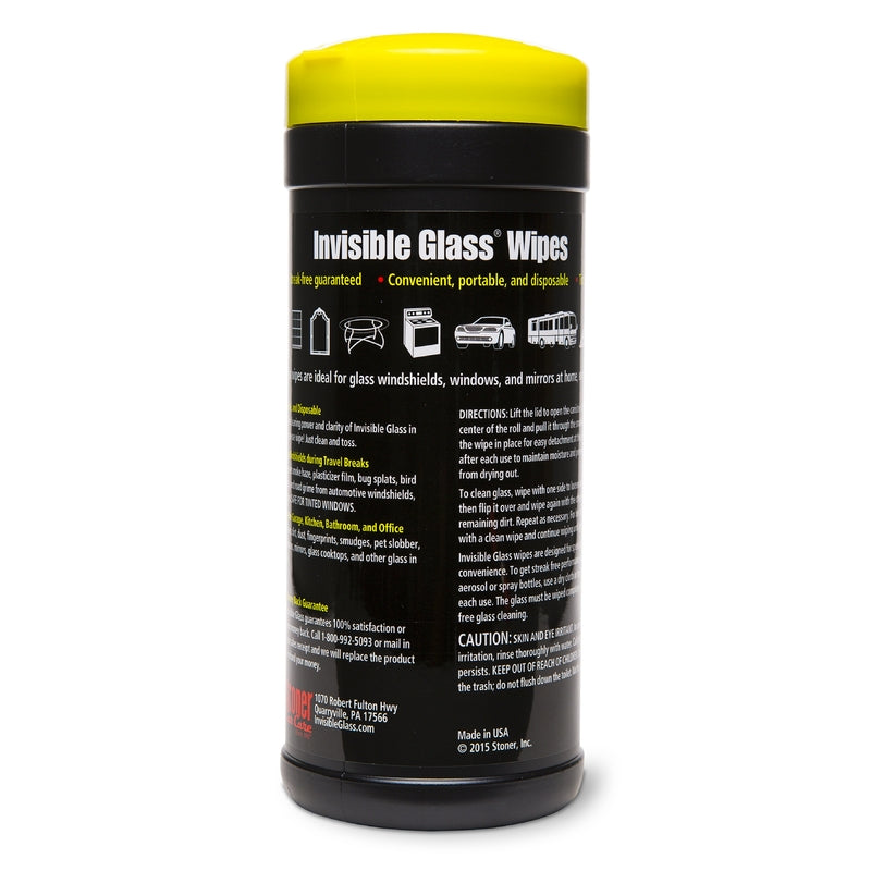 Stoner Invisible Glass Glass Cleaner Wipes 28 ct