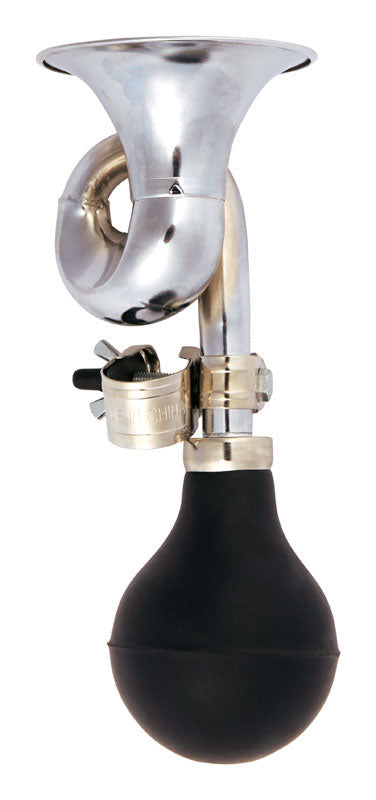 Bell Sports Honker 300 Steel Bugle Horn Silver/Black