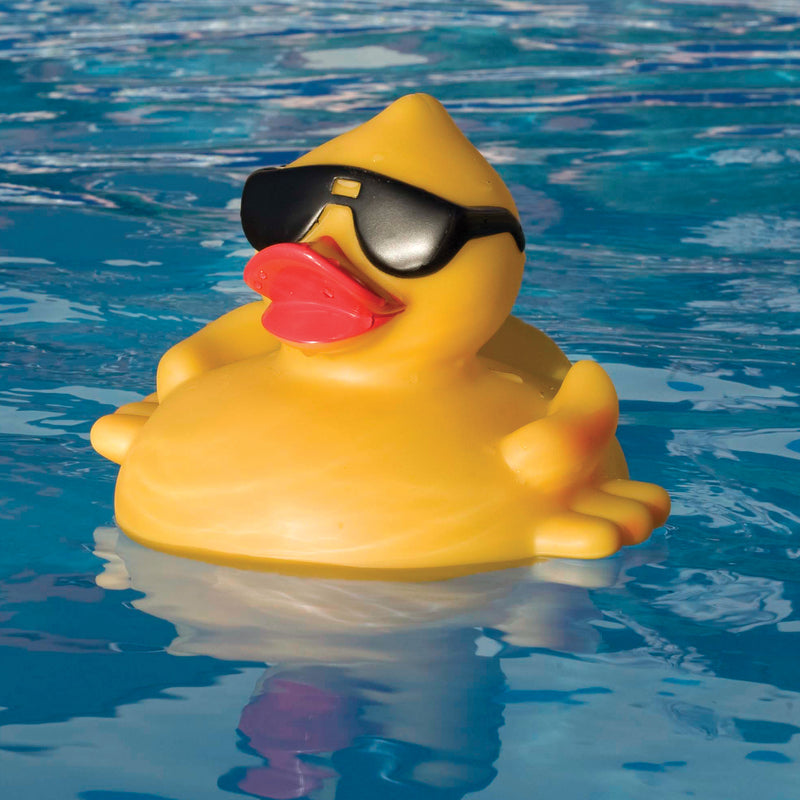 Game Derby Duck Floating Pool Chlorinator 3 in. H