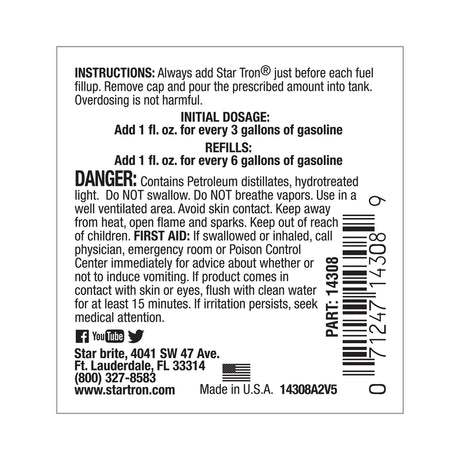 Star brite Star Tron Gasoline Enzyme Fuel Treatment 8 oz