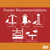 Lyric Cardinal Sunflower Seeds Wild Bird Food 3.75 lb