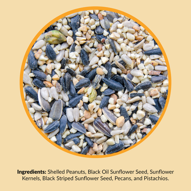 Lyric Chickadee and Nuthatch Sunflower Seeds and Peanuts Wild Bird Food 20 lb