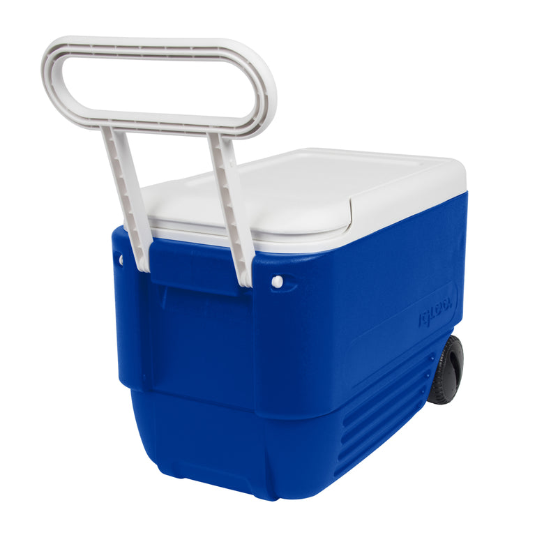 Igloo Wheelie Cool Blue 38 qt Cooler