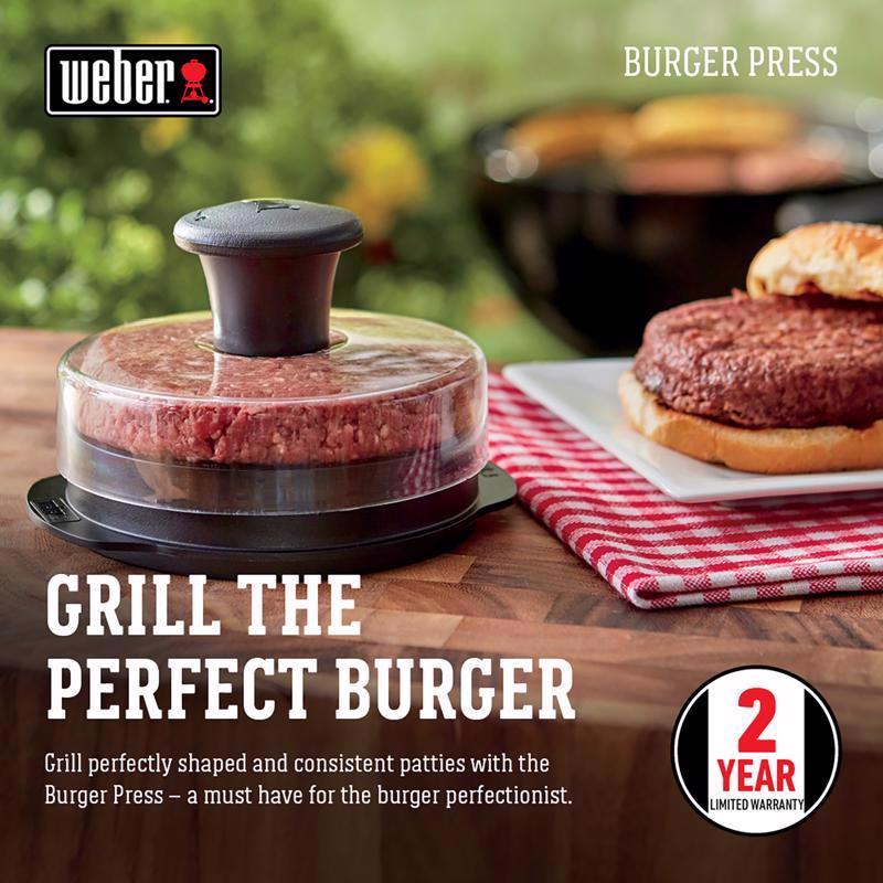 Weber Burger Press 5.5  L X 4.5 in. W 2