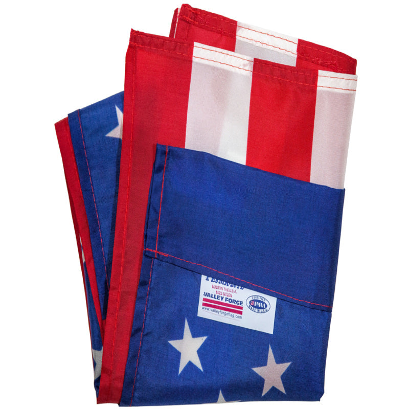 Valley Forge American Flag Set 30 in. H X 4 ft. W