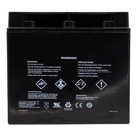 UPG UB12180 18 Ah Lead Acid Battery