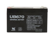 BATTERY SLA  UB670
